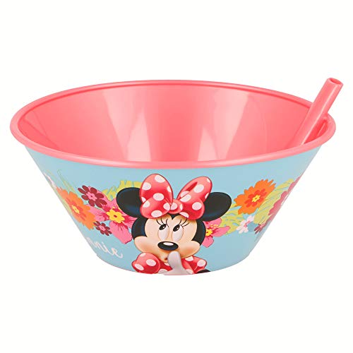 Stor Bol à petit-déjeuner avec paille 500 ml Plusieurs licences disponibles (Disney, Cars,...