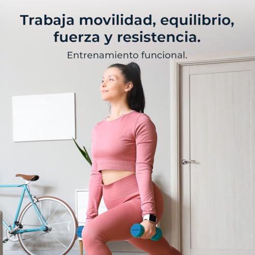 Variante de Cecotec mancuernas 2×5 kg Drumfit 500 DoubleNeo Neopreno