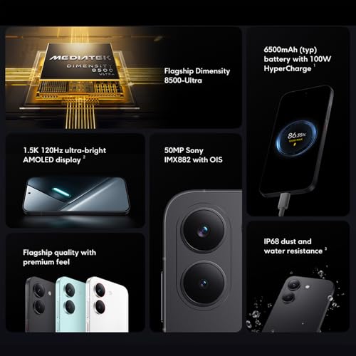 Poco X8 Pro, Smartphone 8 + 512 GB, High-End-Prozessor Dimensity 8500-Ultra, Ultra-helles AMOLED-Display, 50 MP Sony IMX882 mit OIS, Blau, inkl. Karikabatterie – Bild 4