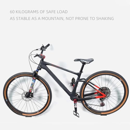 Soporte de pared para bicicletas plegable y ajustable de carretera 5