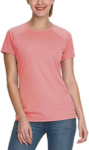 BALEAF Women's UPF 50+ UV Protection Shirts Short Sleeve T-Shirts SPF Sun Shirts Quick Dry Outdoor Performance Tops Pink Size M