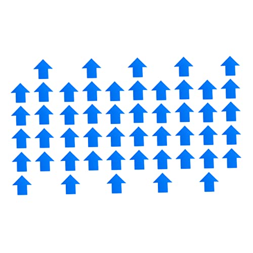 NAMOARLY Self-adhesive Sticker Warning Sign 50pcs Arrow Decals for Floor Wall Indoor/outdoor Use