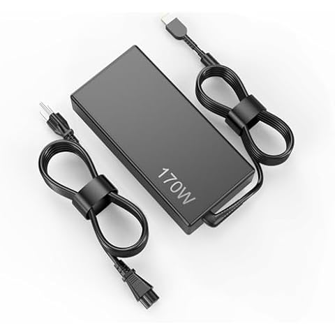 170W Charger for Lenovo ThinkPad P50 P51 P52 P53 P70 P71 P73 T15g W540 W541 T540P P15 P17 P15V P15G T15P P1 Power Laptop Adapter Supply Cover