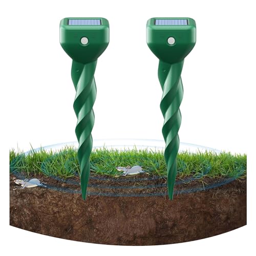 Maulwurf Vertreiber,Karbid Gegen Maulwürfe,Ultra Wirksamer Solar Maulwurf Vertreiber - Wetterfest und Umweltfreundlich - Ideal für Gärten und Rasen(2 Stück) Maulwurf Vertreiber,Karbid Gegen Maulwürfe,Ultra Wirksamer Solar Maulwurf Vertreiber - Wetterfest und Umweltfreundlich - Ideal für Gärten und Rasen(2 Stück)
