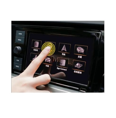 Verre trempé Passat 2019 contre rayures écran tactile 8''