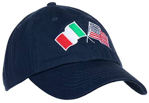 Image of Ann Arbor T-shirt Co. American Friendship Nations Flag Baseball Low Profile Dad Hat for Men Women