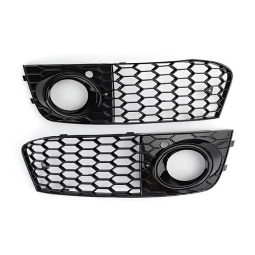Marco luz antiniebla delantero para A4 B8 RS4 2009-2012 con rejilla frontal de nido de abeja
