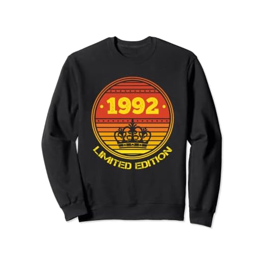 Camiseta vintage 1992 para mujer, edición limitada, cumpleaños 1992 Sudadera