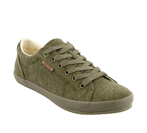 Image of Taos Star Women's Sneaker - Iconic Style with Canvas Design for Everyday Adventures - Custom Fit Lacing and Premium Removable Footbed with Arch Support for All Day Comfort