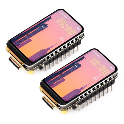 Waveshare ESP32-S3 1.45インチLCDディスプレイ開発ボード、172×320解像度、262Kディスプレイカラー、2.4GHz Wi-Fi/BLE 5、240MHz LX7、ESP32、ディスプレイ付き、はんだ付け済みヘッダー付き