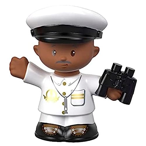 FHD92 Ersatz-Figur Captain Beau mit Fernglas für Fisher-Price Little People Travel Together Friend Ship Spielset