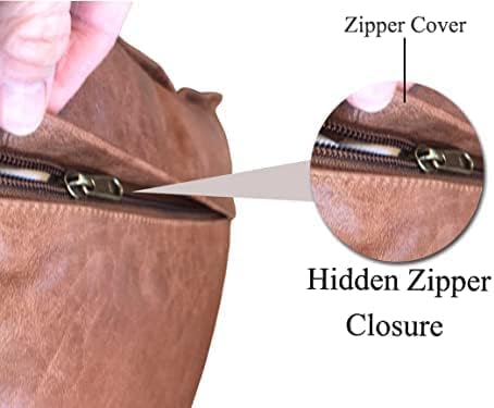 Miniatura 5 de Funda de almohada 100% piel de cordero, funda para cojín de sofá, fundas decorativas para sala de estar y dormitorio (20 x 20 pulgadas, paquete de