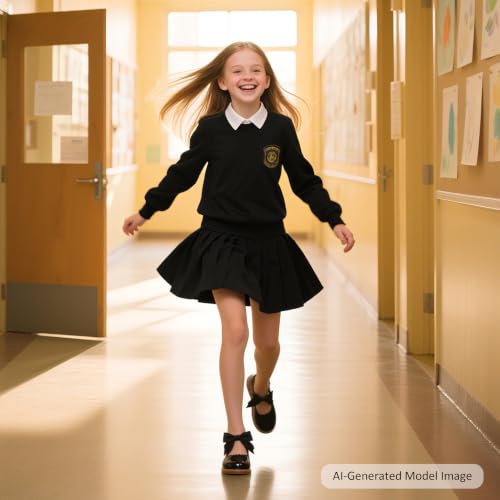 Image of Felix & Flora Toddler Little Girl Mary Jane Dress Shoes - Ballet Flats for Girl Party School Shoes