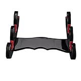 Handmade Sword - Three Tiers Black Paino Lacquered Wooden Wall Sword Stand, Samurai Katana Wakizashi Tanto Swords Display Holder, Padded