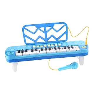 Amagogo Piano numérique électronique, Clavier pour Enfants, Jouet de Puzzle Multifonction à 37 Touches Portable avec Support de Musique Piano à , Bleu - Les Beatles, Paul McCartney, John Lennon, RIngo Starr, George Harrison Amagogo Piano numérique électronique, Clavier pour Enfants, Jouet de Puzzle Multifonction à 37 Touches Portable avec Support de Musique Piano à , Bleu – Image 7