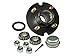Rigid Hitch Trailer Hub Kit (BT-100-22-A) 4 Bolt on 4 Inch Circle - 1-1/16 inch I.D. Bearings