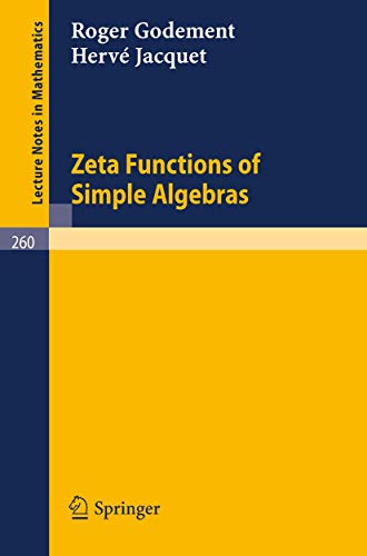 Zeta Functions of Simple Algebras: 260
