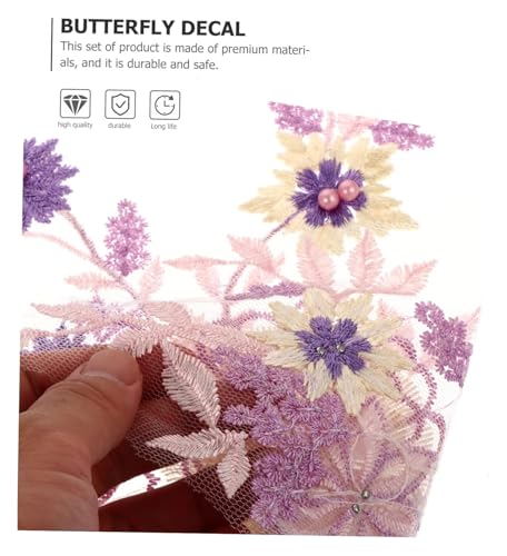 Patchs d'appliques de broderie perlée pour customisation textile durable - 2