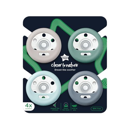 image for Tommee Tippee Breast-Like Pacifier, 6-18 Months, Symmetrical Design, N