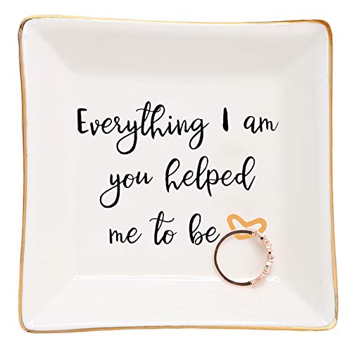 Everything I Am You Helped Me to Be-Mother/Stepmom/Bonus Mom Gifts for Thanksgiving Day Birthday Christmas