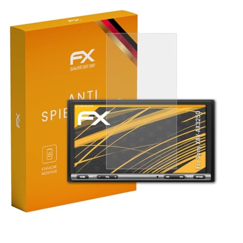 atFoliX Screen Protector compatible with Sony XAV-AX3250 Screen Protection Film, anti-reflective and shock-absorbing FX Protector Film (3X)