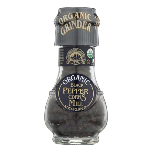 Drogheria & Alimentari organic black pepper corns mill 1.58 oz (pack of 6) image 2