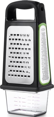 OXO Good Grips Etched Box Grater with Removable Zester...