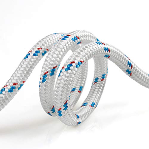 Perantlb Double Braid Rope, 5/8 Inch By 150 Feet, Weather Resistant Polyester Material, Can Be Used As Climbing Rope, Boat Rope… #TOP6