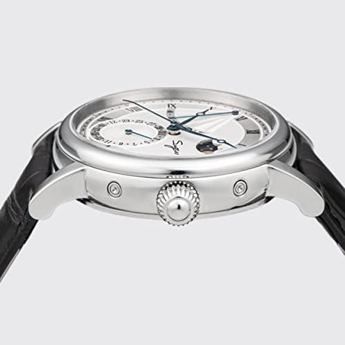 Sugess Su2153Sw Genuine Moonphase Master Exhibition Case Back Chrono Mens Automatic Watch Seagull 1963 #TOP3