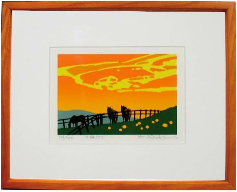 ☆本間武男☆「 かもめ Ⅴ 」シルクスクリーン 半切サイズ