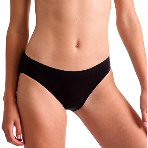 Silky Girls Black High Cut Briefs Age 5-7 Cover