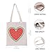G2TUP Palestine Support Gift Watermelon Heart Tote Bag Protest Handbag Free Palestine Anti-war Gift (Watermelon Heart TB)