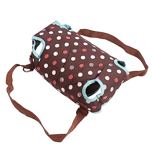 Bolsa de Ombro para Elevação de Cachorro, Arnês de Suporte para Elevação de Cachorro, Trela Removíve