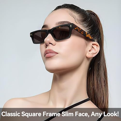 Dollger Thick Square Polarized Sunglasses for Men Women Fashion Classic Designer Sunglasses Shades UV Protection3