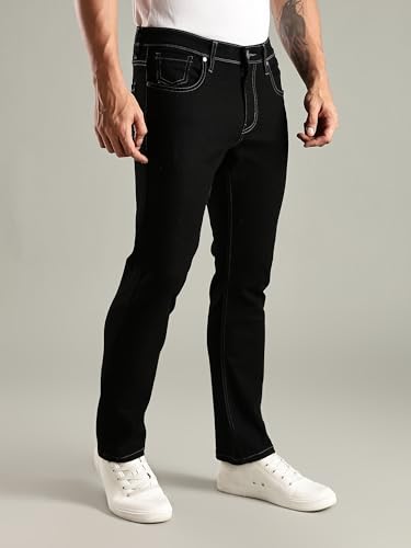 Image of Thomas Scott Men's | Mild Fade | Stright Fit | Denim | Regular Wear | Stretchable | Casual Jeans for Men
