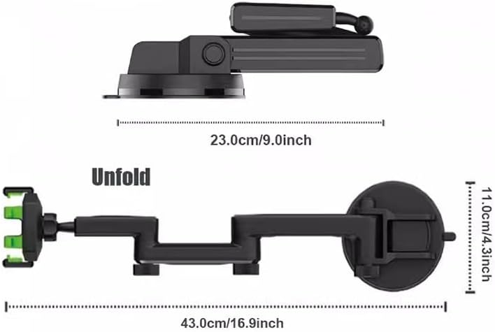 Large Truck Inner Support Frame Suction Cup car Mobile Phone Holder Navigation Rack image 3