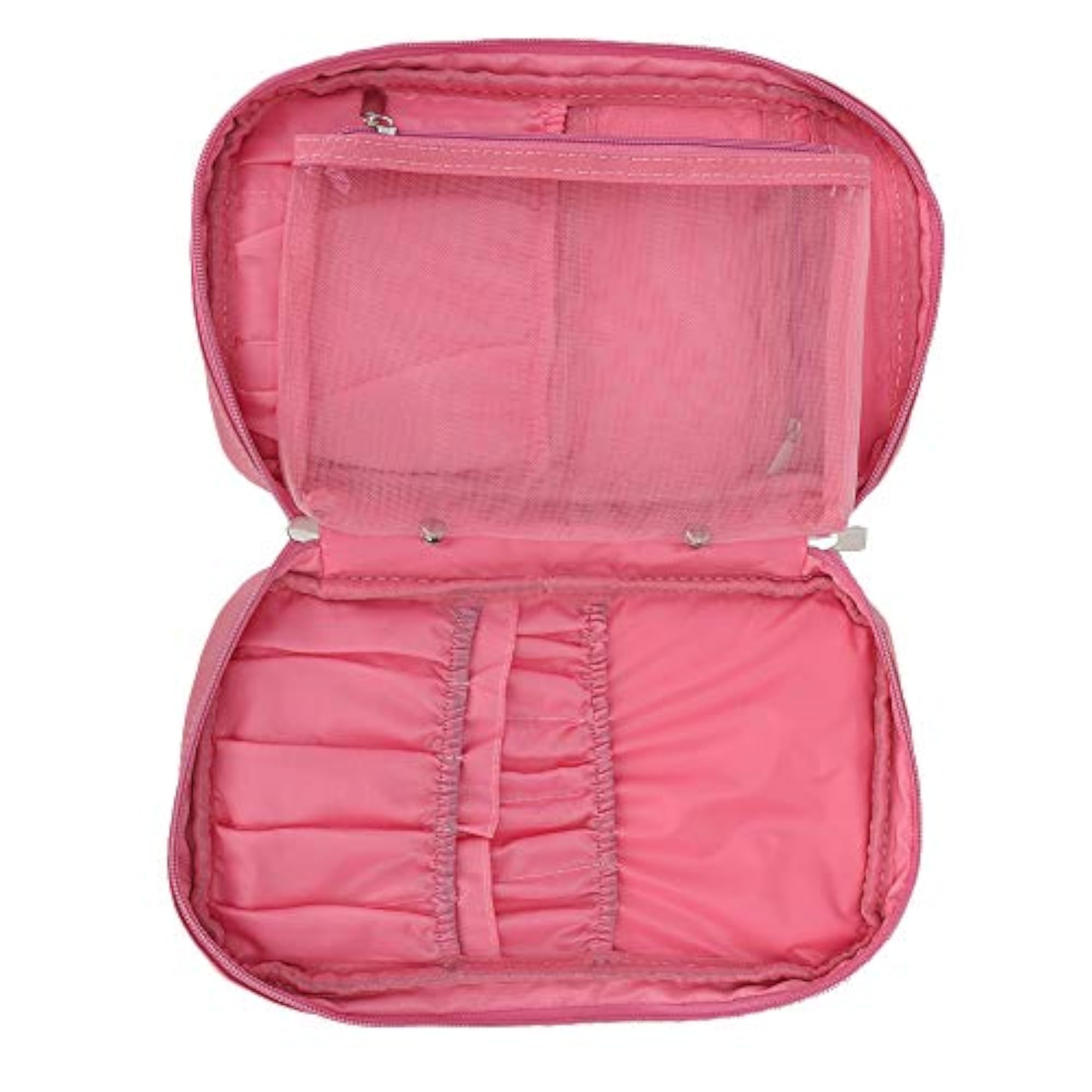Set of 2 Travel Cosmetic Bags, Portable Storage