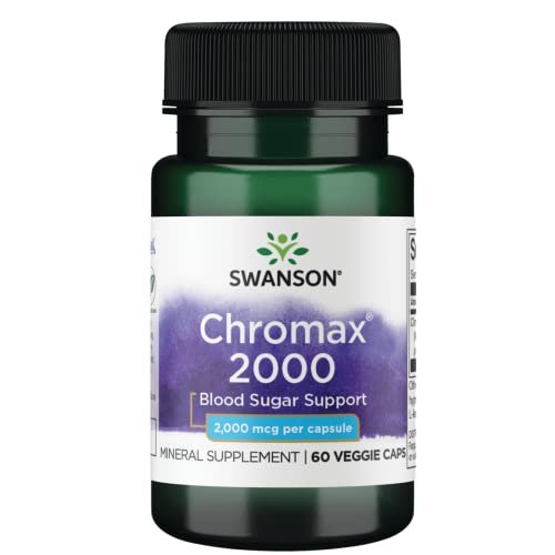 Swanson Chromax 2000 2000Mcg 60 Veg Capsules #TOP6