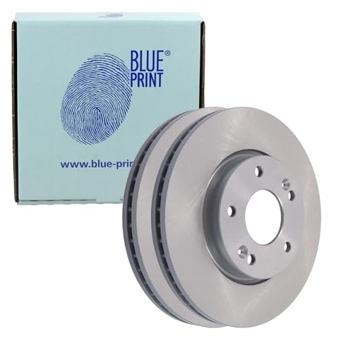 Disques de frein avant Blue Print ADG043130 ventilés à 5 trous pour éliminer les vibrations