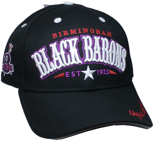 Big Boy Birmingham Black Barons Legends S142 Mens Baseball Cap [Black - Adjustable] - ID#73138