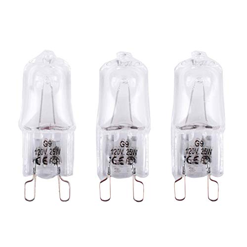 W10709921 Microwave Bulbs Compatible with May-tag Whirlpool K-itchenaid Jenn-air by Poweka - Replace