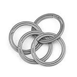TISUR Titanium Key Rings for Keychains, Quick Release Side Pushing Key Organizer Kit, Wisely Group...