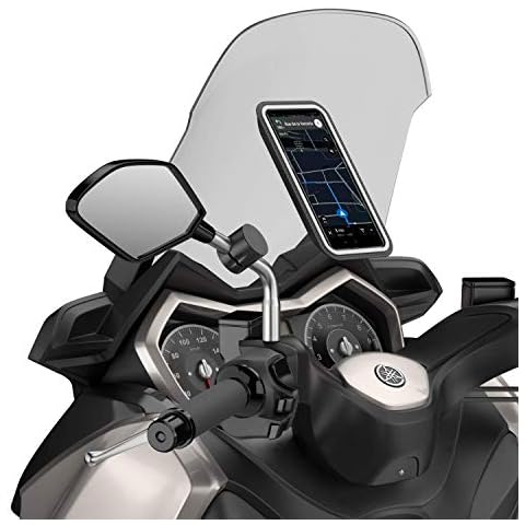 Shapeheart - Magnetic Motorbike Mirror Phone Holder Pro | Moped Phone Holder Smartphone Holder | Anti Vibrations Waterproof Mount | 360° Orientation Cover