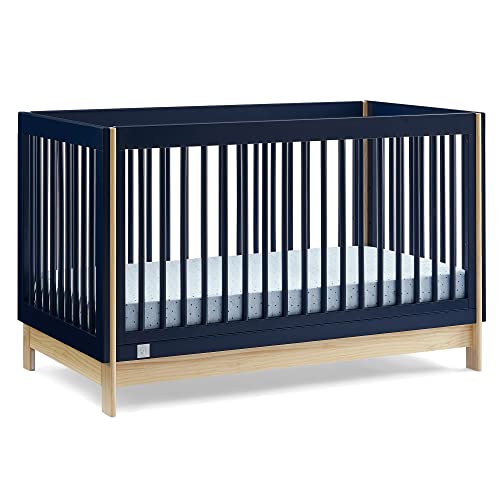 Image of GAP babyGap Tate 4-in-1 Convertible Crib - Greenguard Gold Certified, Navy/Natural