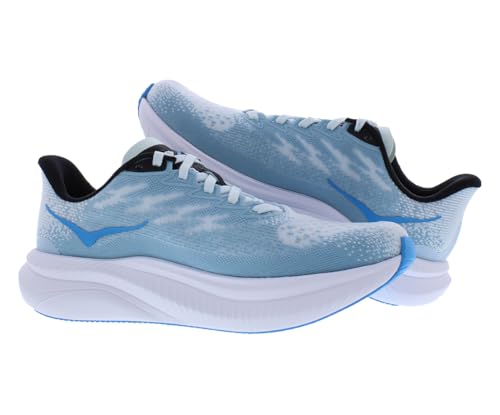 Image of HOKA Mach 6 Womens Shoes Size 9.5, Color: Tundra Blue /Raindrop