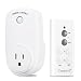 Magicfly Remote Control Electrical Outlet Switch for Household Appliances, White (1 Outlet, 1 Remote)