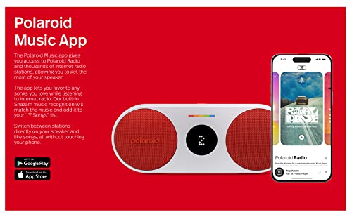 Polaroid P2 Enceinte Bluetooth sans fil IPX5 et double jumelage stereo jaune