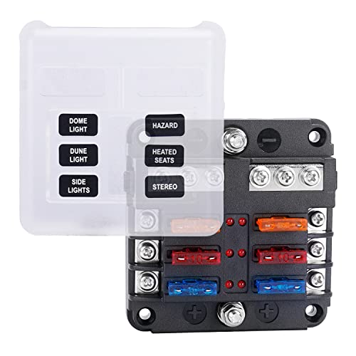 Enisina 6-Fach Sicherungshalter Flachsicherungsblock