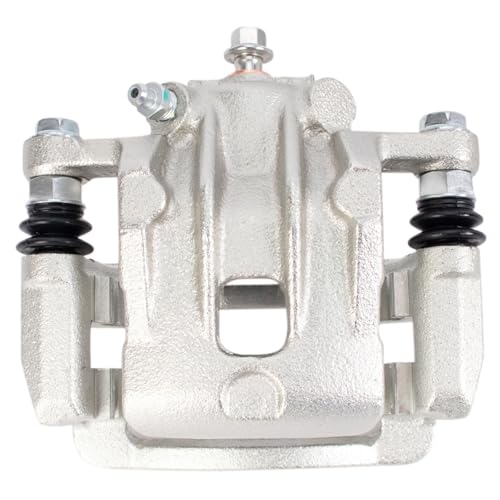 Image of TRQ Rear Brake Pad and Rotor Set Ceramic Rotors Calipers Hoses Compatible with 2014 Kia Optima