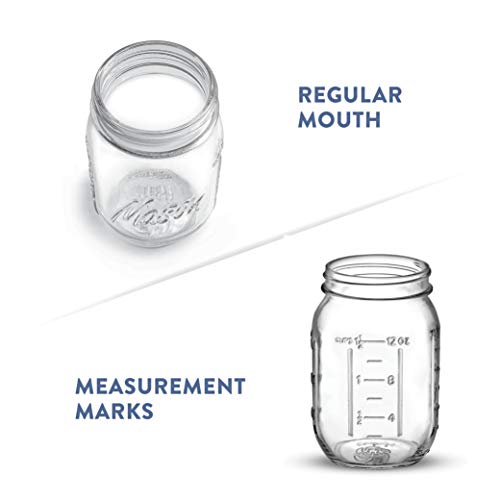 Paksh Novelty Mason Jars 16 oz - 6-Pack Regular Mouth Glass Jars with Lid & Seal Bands - Airtight Container for Pickling… - Image 7
